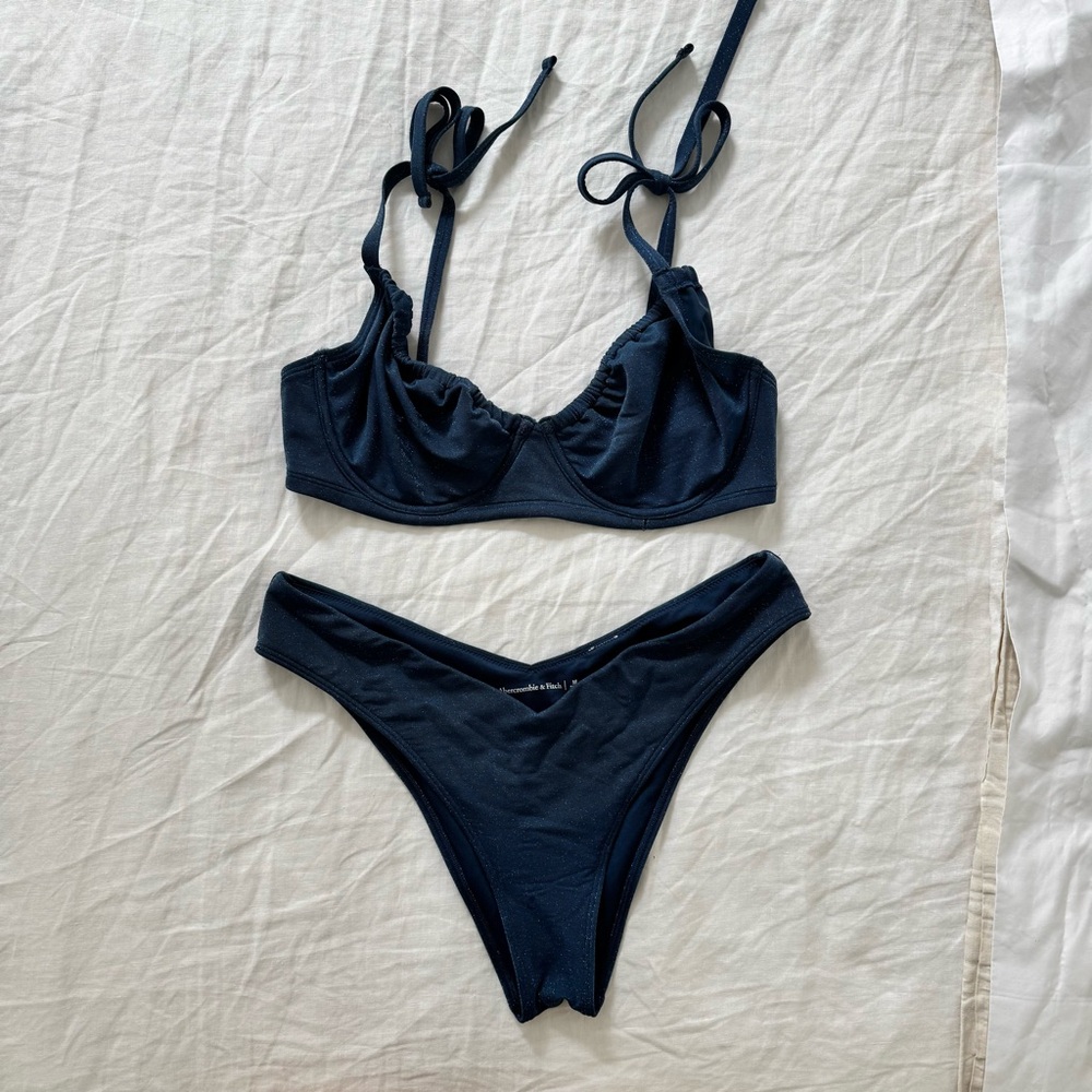 Abercrombie Blue Shimmer Bikini